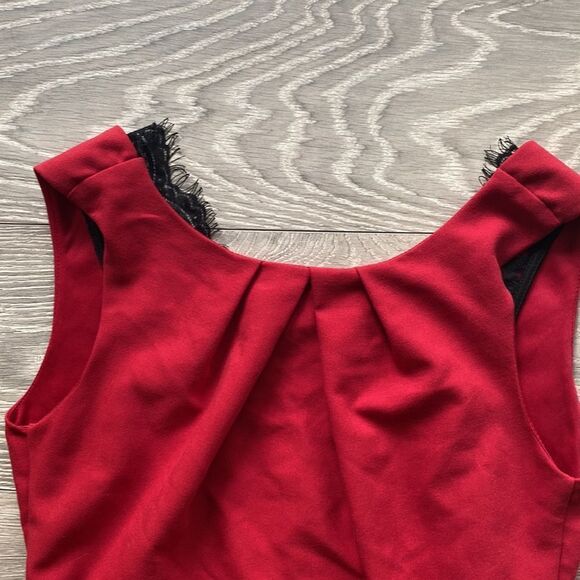 Lulus Red Lace Back Dress for Occasion - Picture 4 of 9